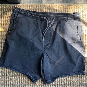 Black American Eagle Mens Shorts